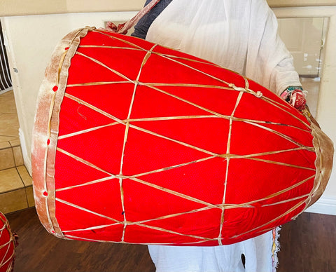 Main large size spiritual  drums/ የአገልግሎት ትልቅ ከበሮ