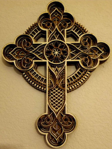 Wall Cross 15" Long /15 ኢንች የግርግዳ መስቀል