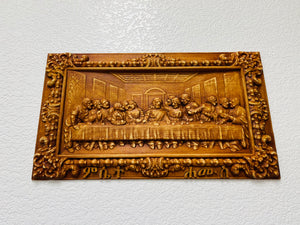 Last supper 3D carved /ምሴተ ሐሙስ 3D ይዘት ያለው ምስል